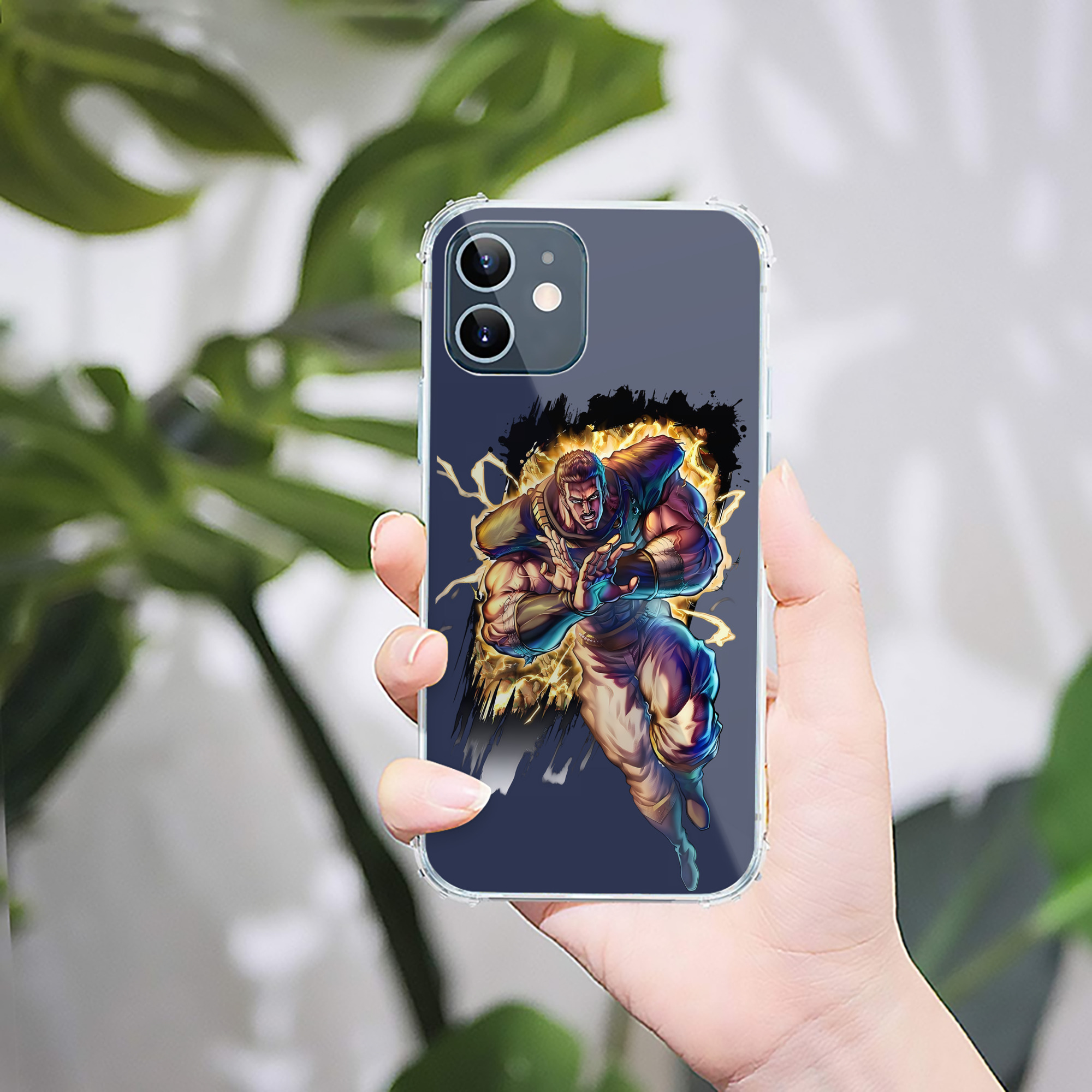 （画像用） 北斗の拳 Fist of the North Star 【iPhone 12シリーズ対応】透明スマホケース（クリアソフトケース）